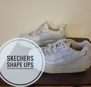 Skechers Shape Ups Ladies size 9 White Shoes